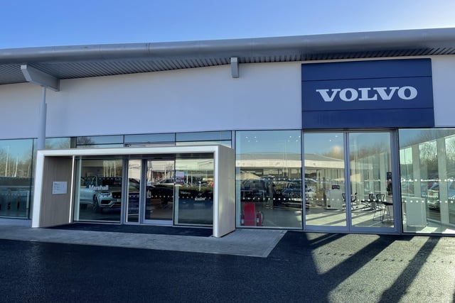Exterior of the Volvo showroom on Boongate.