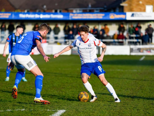 Ben Diamond takes control in the midfield