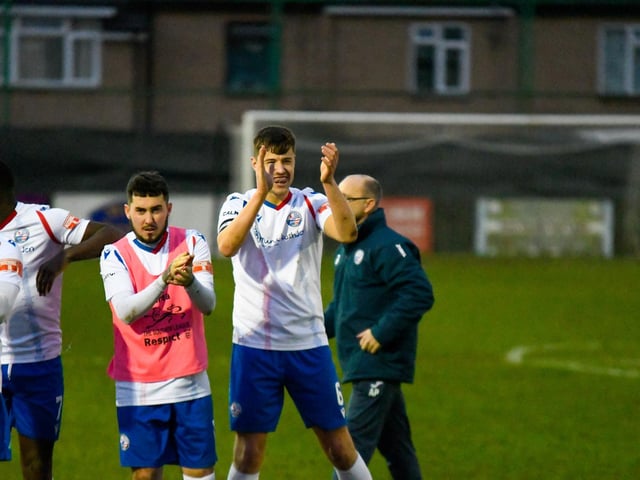 The Diamonds players applaud the fans after another fine victory
