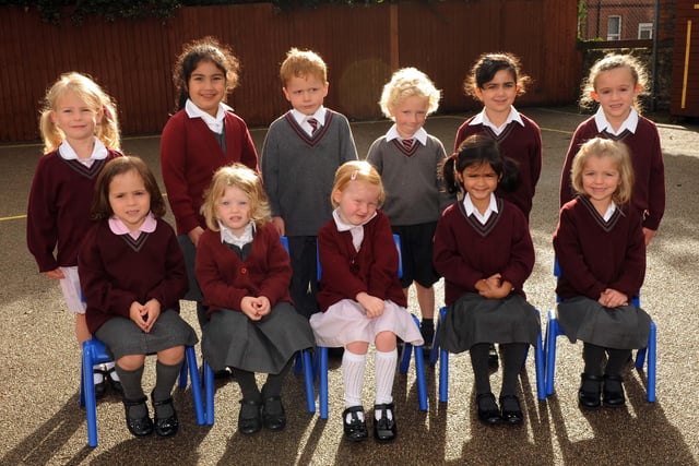Reception class at Sion Junior School in 2013