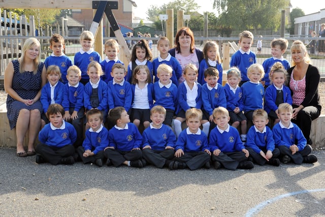 Reception class at Thomas A'Becket First School in 2013