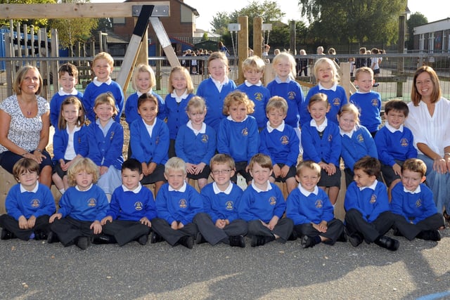 Reception class at Thomas A'Becket First School in 2013