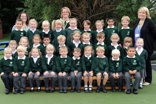 Reception class at Whytemead First School in 2013
