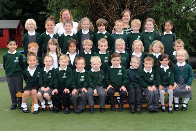 Reception class at Whytemead First School in 2013