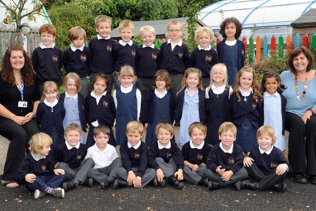 Reception class at Elm Grove First School in 2013