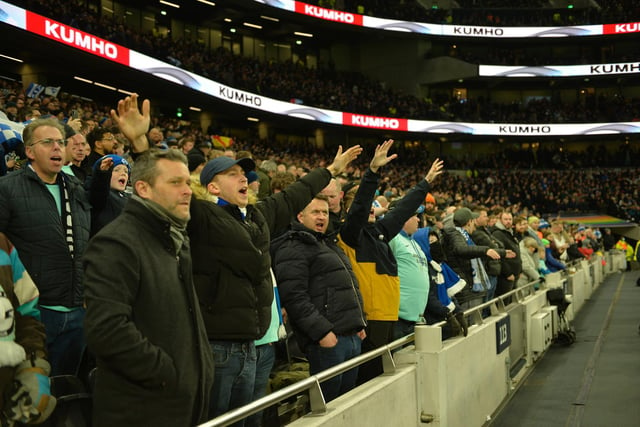 Brighton fans enjoyed their trip to the London Stadium