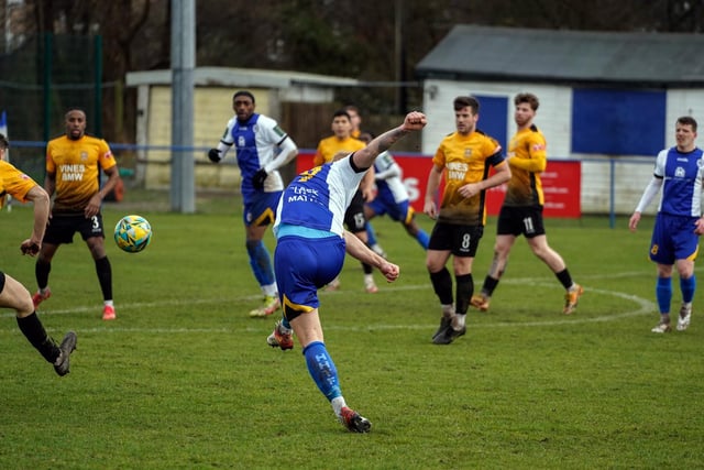 Action from Three Bridges' 3-2 Isthmian south-east division win at Haywards Heath / Pictures: Ray Turner