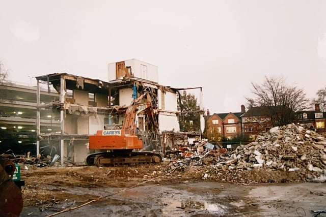 Old building were demolished to make way for the new look town centre in the mid 1990s