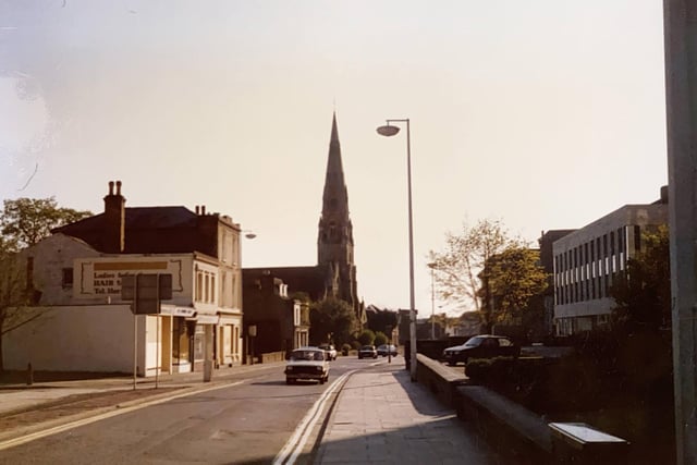 The view before St Mark's Church was knocked down