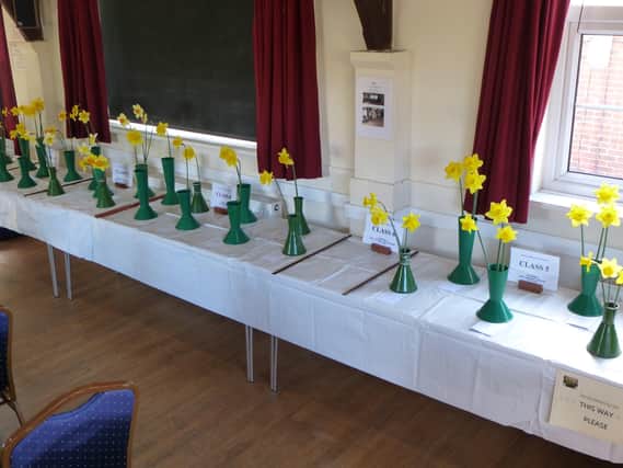 Ferring Gardening Club spring show was held at the Village Hall on Saturday, March 12, featuring 40 classes