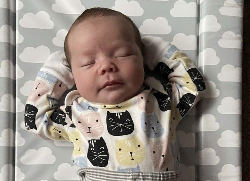 Lockdown baby Meadow Hardy.