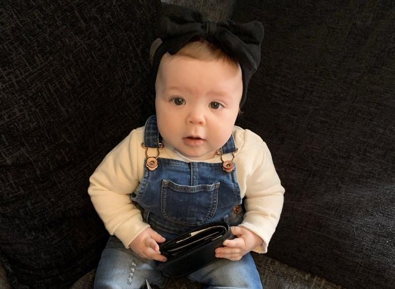 Lockdown baby Meadow Hardy will celebrate her first birthday in June.