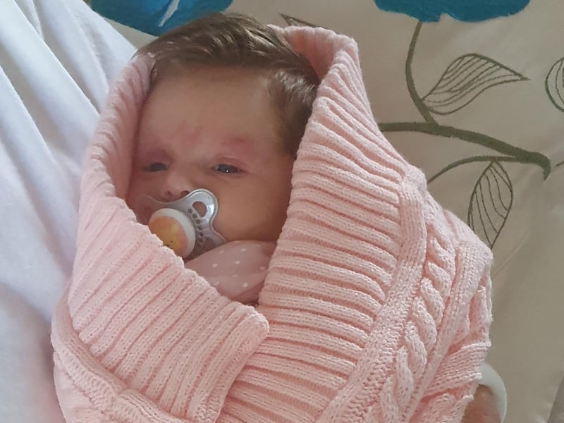 Bundle of joy baby Ellie-Mae Ellis.