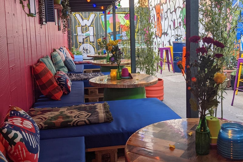 The Garibaldi Hotel - situated in Bailiff Street in Northampton - has a brand new pub garden for locals to enjoy. It is bursting with colour with vibrant plants, art and comfortable outdoor seating.