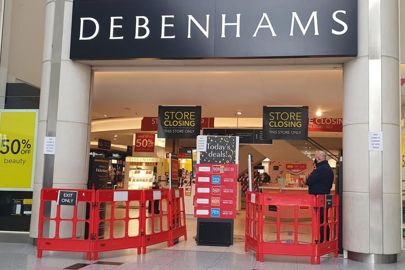 Debenhams is holding a closing-down sale