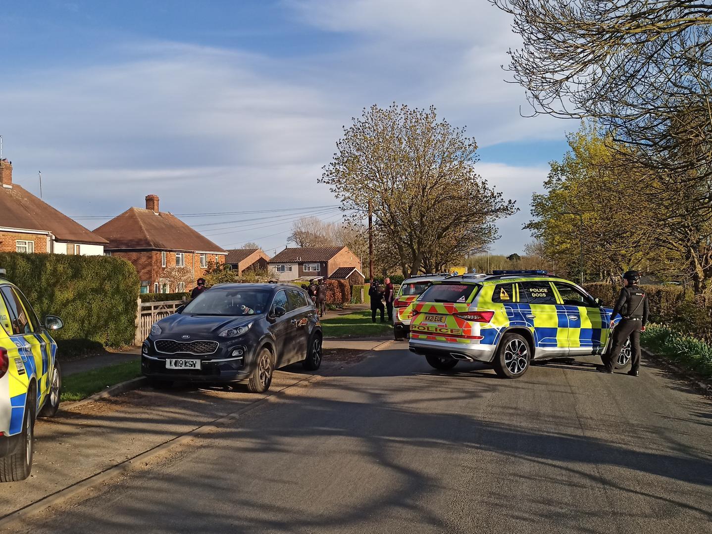 Armed police stand-off in Harpole