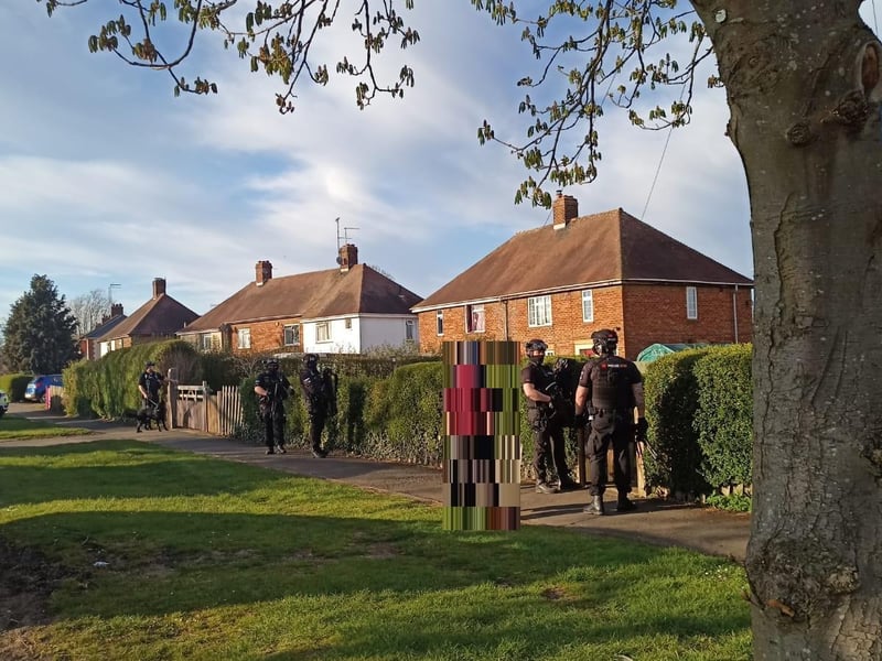 Armed police stand-off in Harpole
