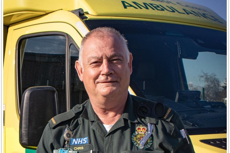 Celebrating 40 years was paramedic Chris Williams who one of the first ambulance personnel in attendance at the Brighton bombing in 1984