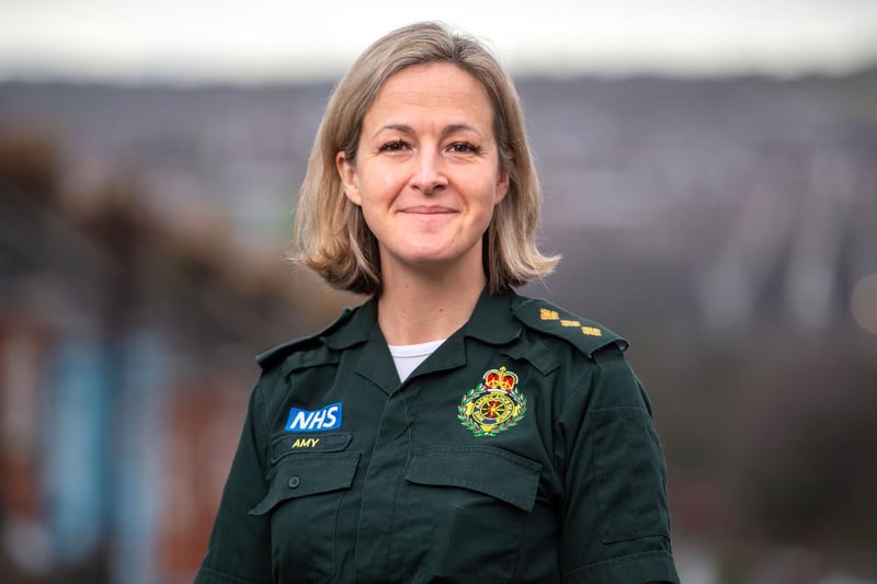 Brighton paramedic and operational team leader, Amy Brooker, supported a newly-qualified paramedic