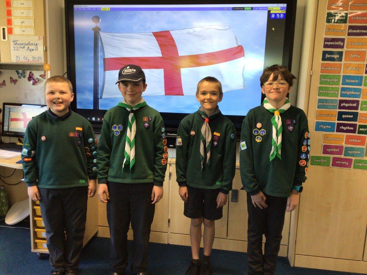Year-five pupils from India class