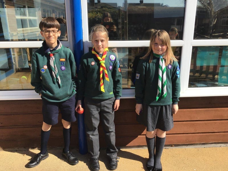 Year-four pupils from Peru class