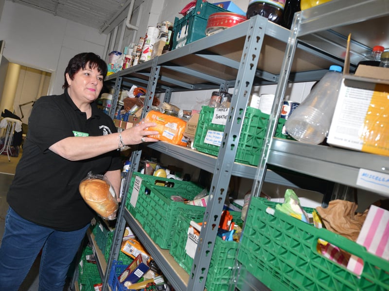 Warming Up The Homeless distribution centre, Bexhill.
Trudy Hampton (CEO). SUS-210427-125618001