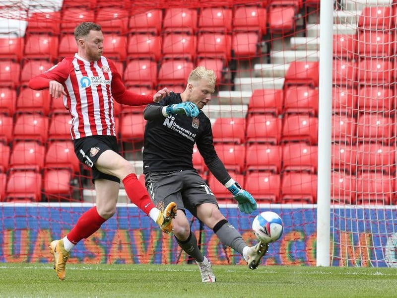 Signed off the campaign with one of his better displays. Didn't have a whole lot to do but smothered well from Gooch and was assured under the high ball... 7