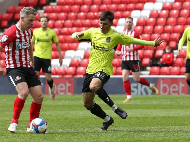 He'll never forget making his senior debut and it wasn't a bad place to do it! Didn't look overawed either... 6