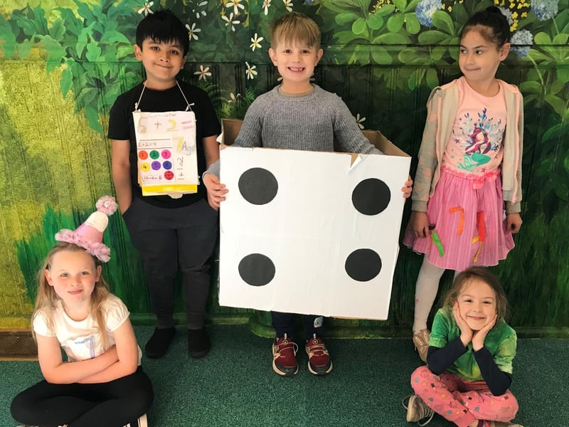 Dominoes were spot-on at Stimpson Avenue school