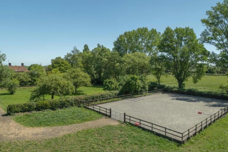 An equestrian yard
