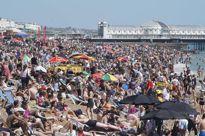 Brighton Beach has Blue Flag status this picture was taken on the MAy bank holiday. PIcture: Getty Images/Chris Eades