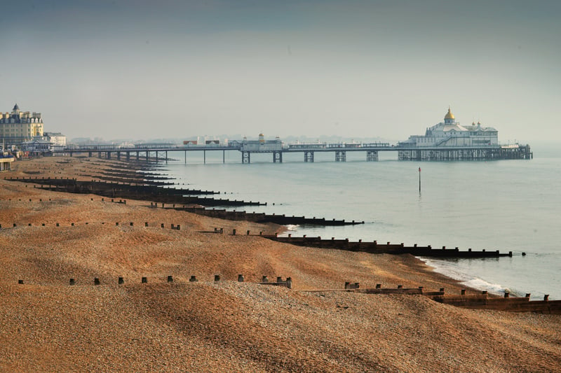 Eastbourne seafront.