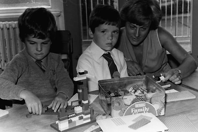 Thousands of youngsters across Northern Ireland took their first major step into the wide world in September 1980 when they sat down at schools desks around the country. Here we see Primary One teacher Mrs Doreen McCracken at Bangor’s Connor House, with new pupils, including Lindsay McCurdy. Picture: News Letter archives