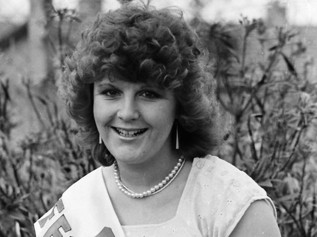 A Galliagh Festival Queen pictured in 1984