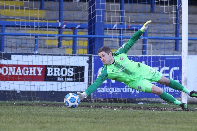 The stopper made several important saves in the second half to maintain the Bannsiders lead