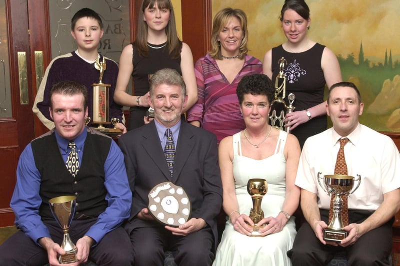 Prizewinners at the annual North West Triathlon Club held at Rafters.