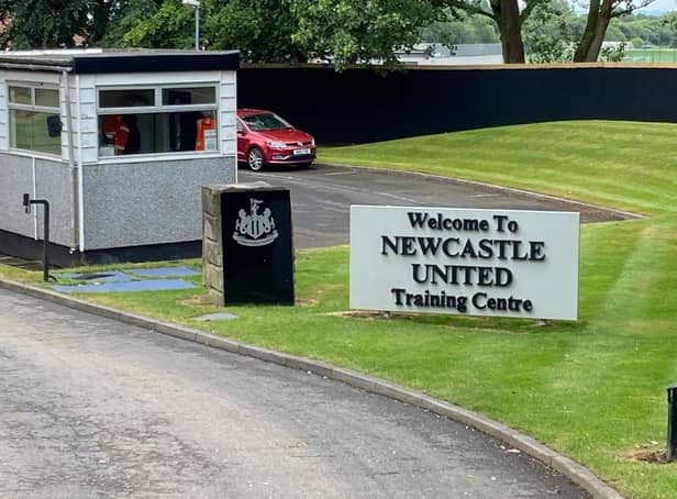 Newcastle United's training ground entrance (photo: Frank Reid)
