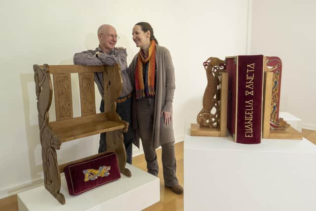 Artists Joy and John Hall ahead of their exhibition at the University of Sunderland’s Priestman Gallery Picture: DAVID WOOD