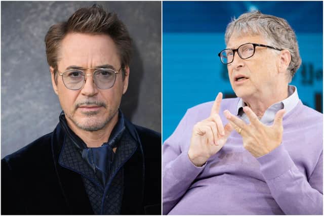 Funds backed by Robert Downey Jnr (left) and Bill Gates have backed Turntide
