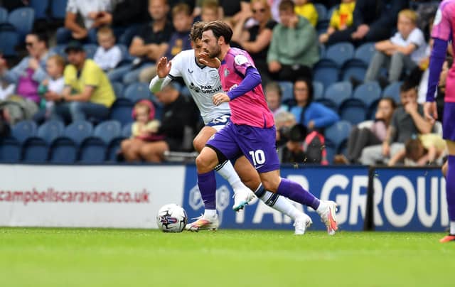 Patrick Roberts playing for Sunderland against Preston.