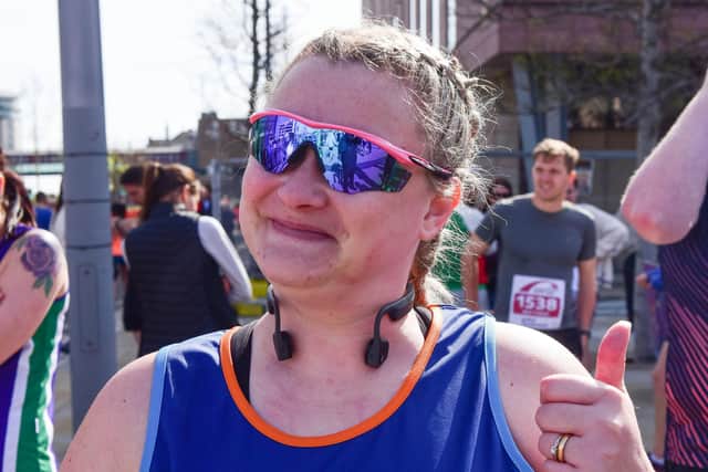 Leona Ashcroft was running for Diabetes UK after being diagnosed with the condition in 2018.