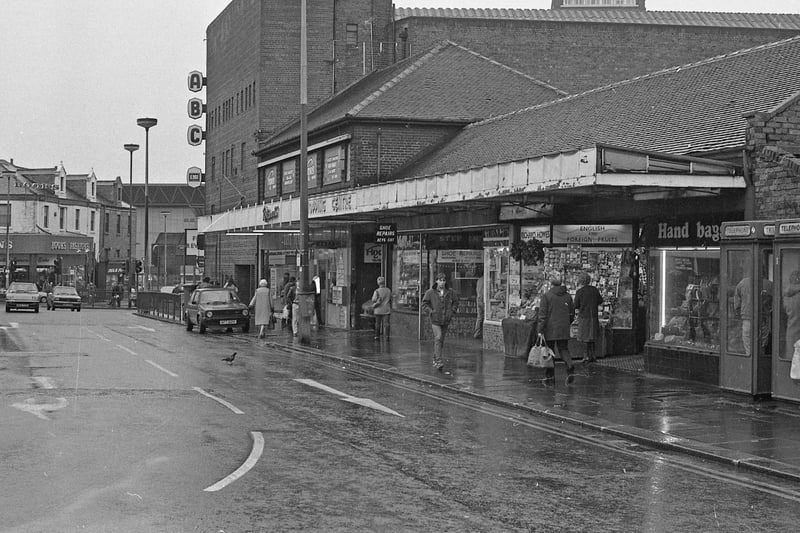 A Park Lane scene showing Finos in 1982.