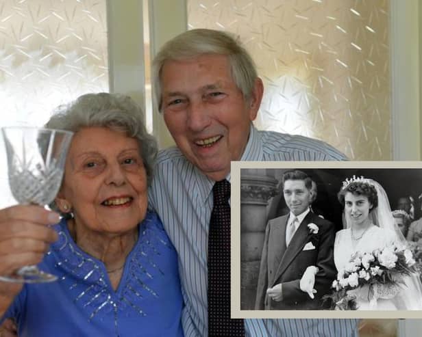 John and Sheila Robson who have celebrated 65 years of marriage