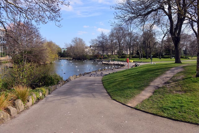 The normally popular Mowbray Park had very little visitors on what was a lovely sunny day.