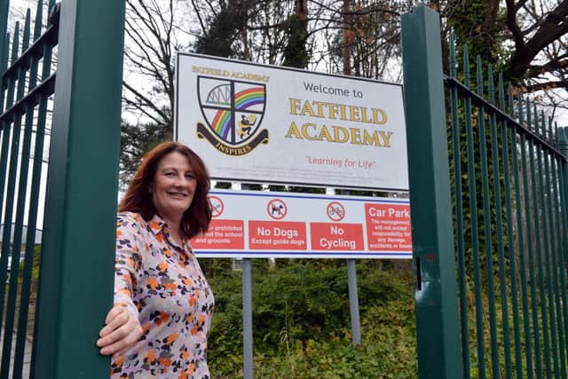 Fatfield Academy headteacher Tracey Pizl prepares to welcome back all the school's pupils on March 8.