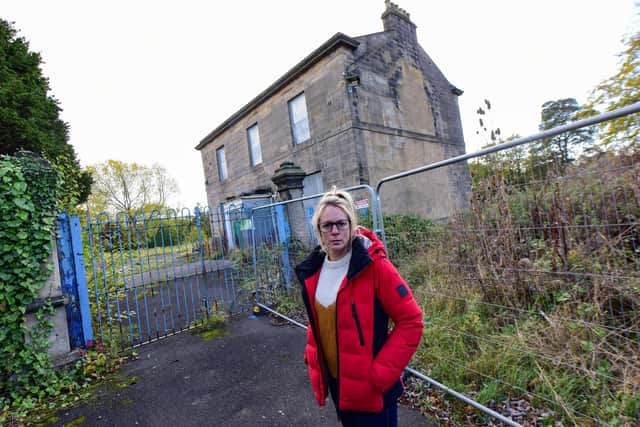 Local resident Annika Martin was one of the opponents of the scheme, with fears for biodiversity and the Grade II-listed Penshaw House behind her.
