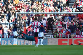 Amad's goal for Sunderland against Luton Town.