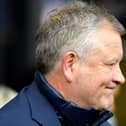 WATFORD, ENGLAND - MARCH 18: Manager of Watford, Chris Wilder looks on during the Sky Bet Championship between Watford and Wigan Athletic at Vicarage Road on March 18, 2023 in Watford, England. (Photo by Tom Dulat/Getty Images)