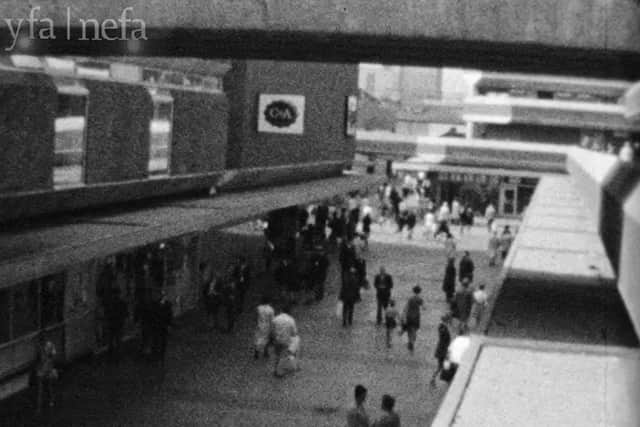 A busy 1970s day in Sunderland town centre. Courtesy of the North East Film Archive.