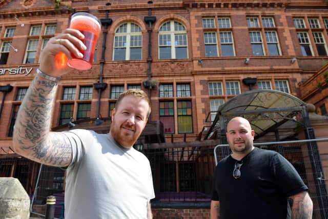 The new Hidden, Tequila Tequila at Hidden and Trilogy are to open in the Galen Building. From left general manager Mark Hepton and entertainment manager Joe Gullis.